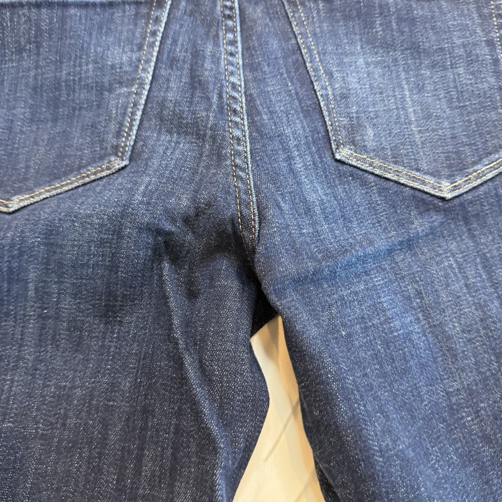 White House Black Market Girlfriend Jeans Blue Mid-Rise sz4 Cotton blend stretch - Picture 7 of 15